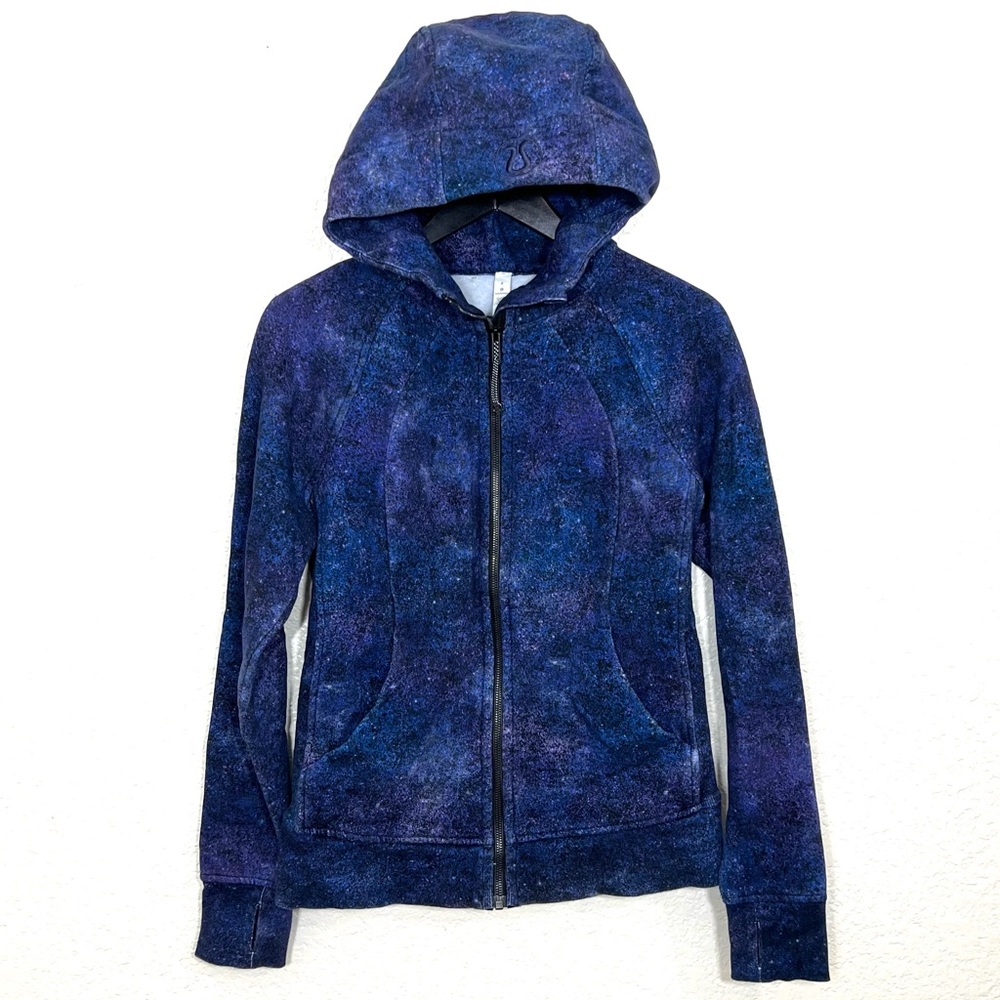 Lululemon Scuba Hoodie Polar Lights Blue Multi Size 8